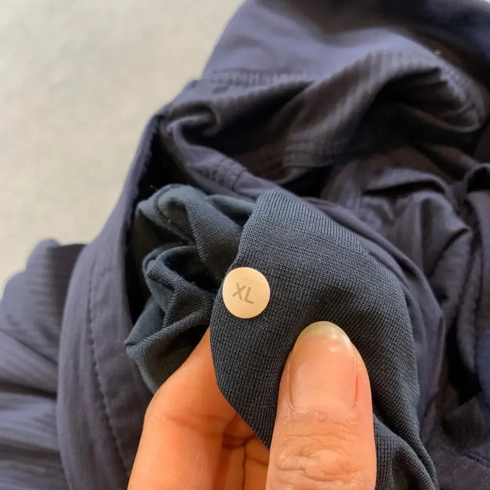 Lululemon Jogger Mens XL Navy Drawstring Double Lined Dance Studio Track Pants